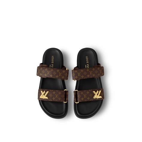 LV Sunset Flat Comfort Mule .